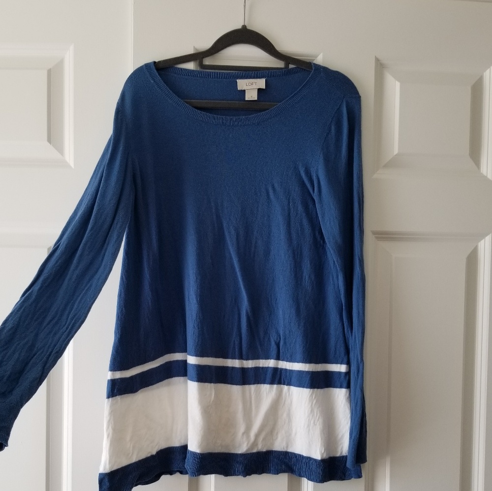 Closet Cleanout 5/$25 Blue Sport Sweater